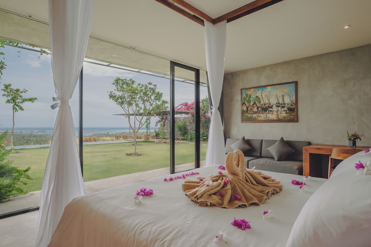 Villa (Kura-Kura Sumberkima Hill) | 1 sovrum, individuell inredning, unika möbler och gratis wi-fi