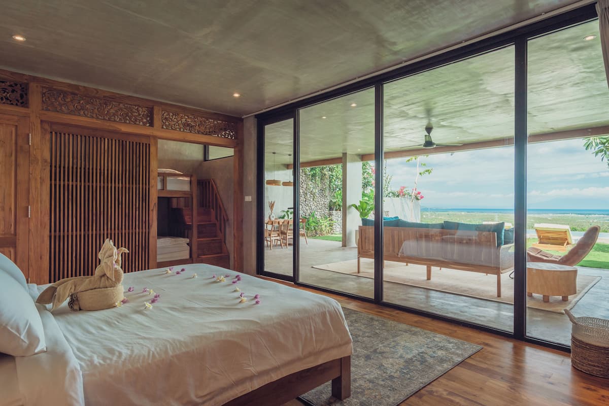 Villa (Kupu-Kupu Sumberkima Hill) | 1 sovrum, individuell inredning, unika möbler och gratis wi-fi