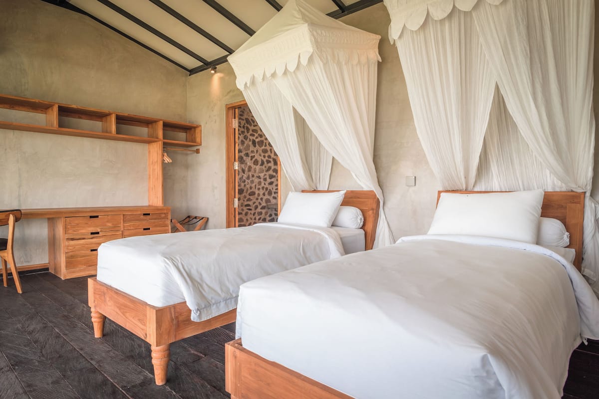 Villa (Aryaman Sumberkima Hill) | 1 sovrum, individuell inredning, unika möbler och gratis wi-fi