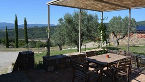 Leilighet, 1 soverom, hageutsikt | Terrasse/patio