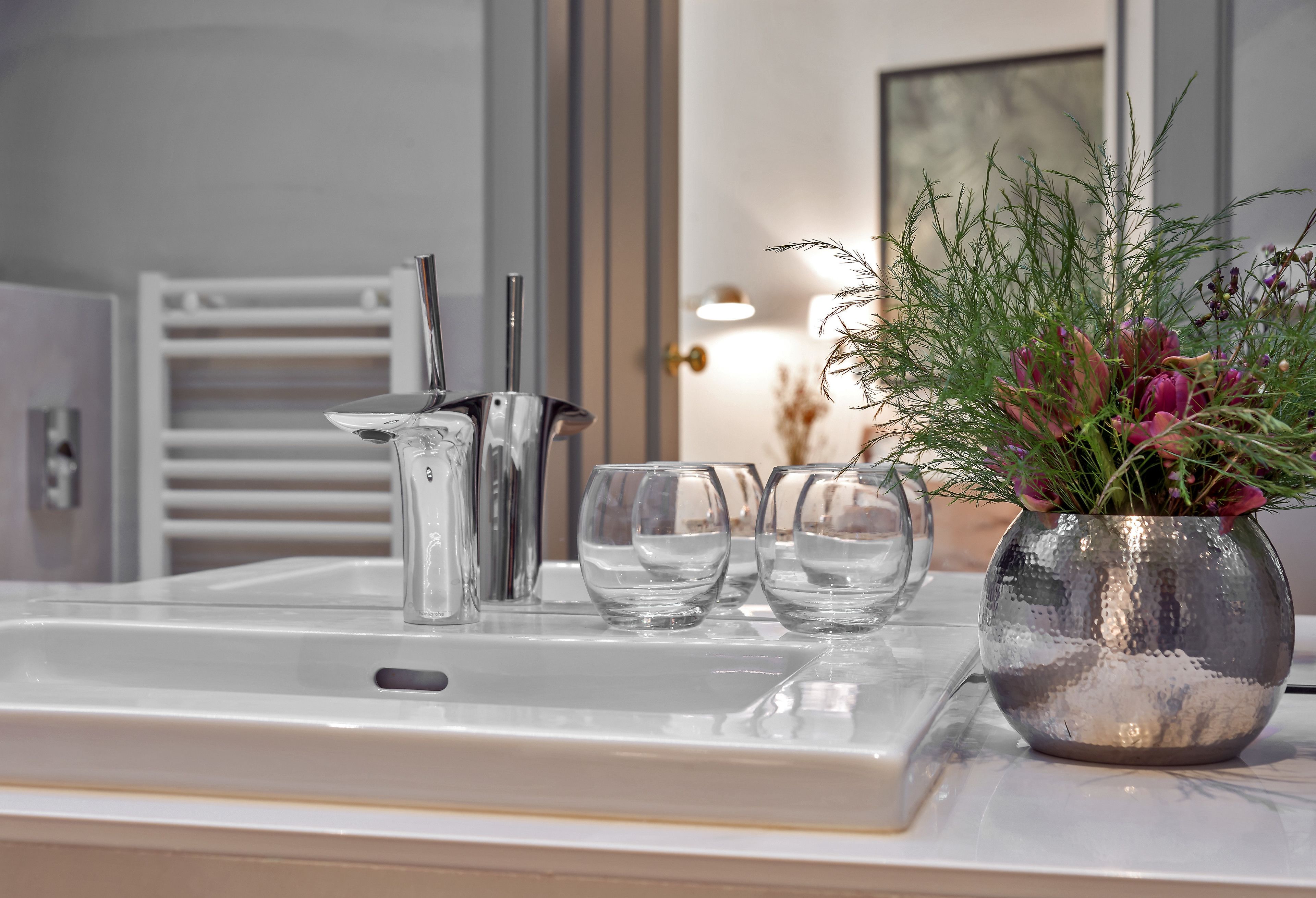 double room, ground floor | bathroom | free toiletries, hair dryer, bathrobes, slippers