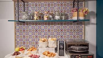 Daily buffet breakfast (EUR 12 per person)
