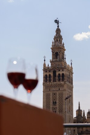 Blick von der Unterkunft