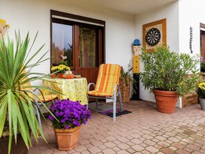 Outdoor dining - Apartment in Werratal with terrace (Großalmerode)
