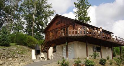 Beautiful chalet with panoramic views.