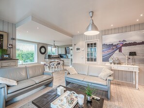 TV, DVD player, foosball, table tennis