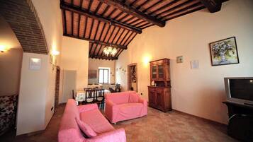 Télévision, cheminée