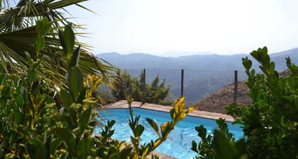 Andalusian huvila spectaculiar näkymät, uima-allas ja poreallas
