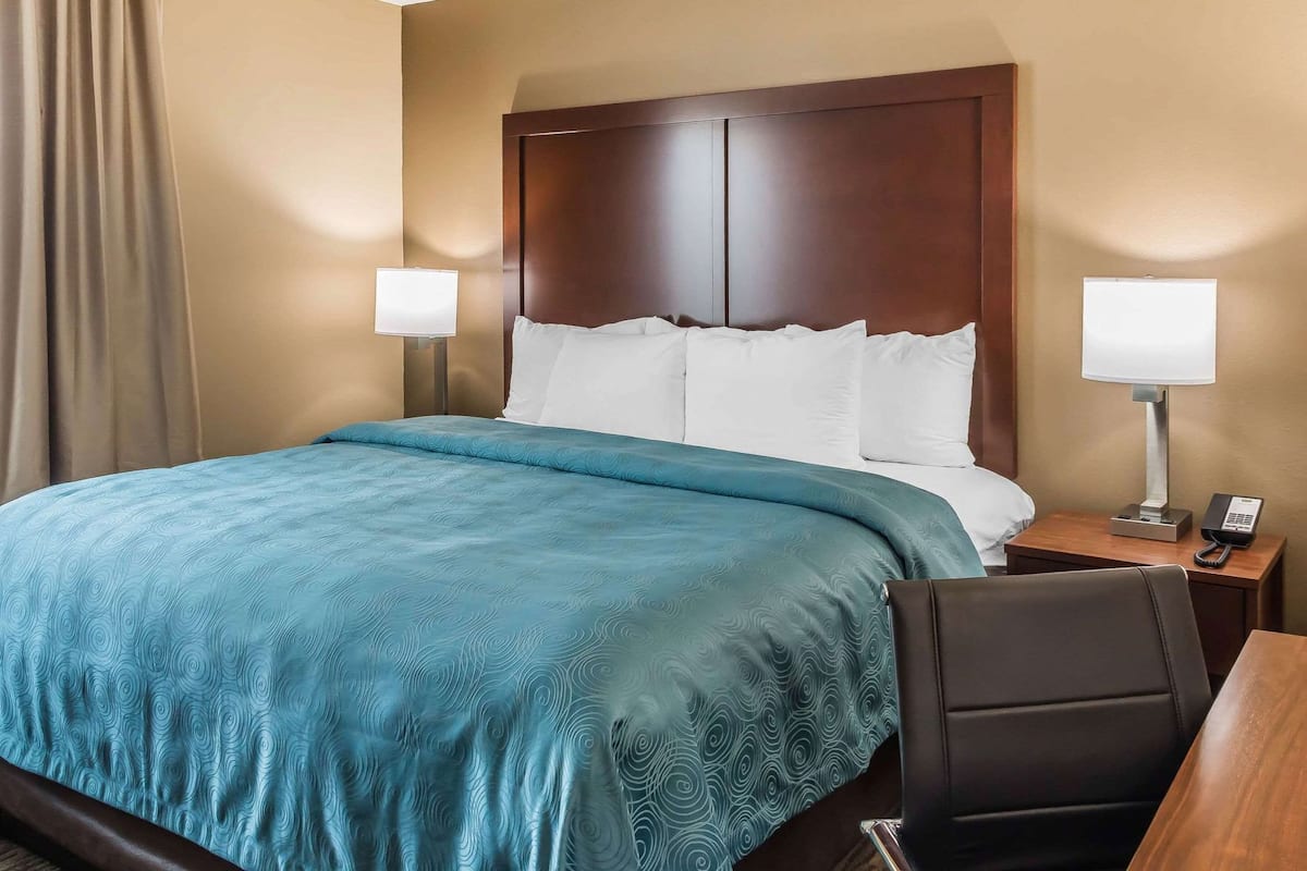 Premium bedding, pillowtop beds, iron/ironing board