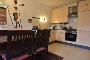 Fridge, oven, stovetop, dishwasher - Holiday home in a quiet authentic mountain village (Zlata Olesnice)
