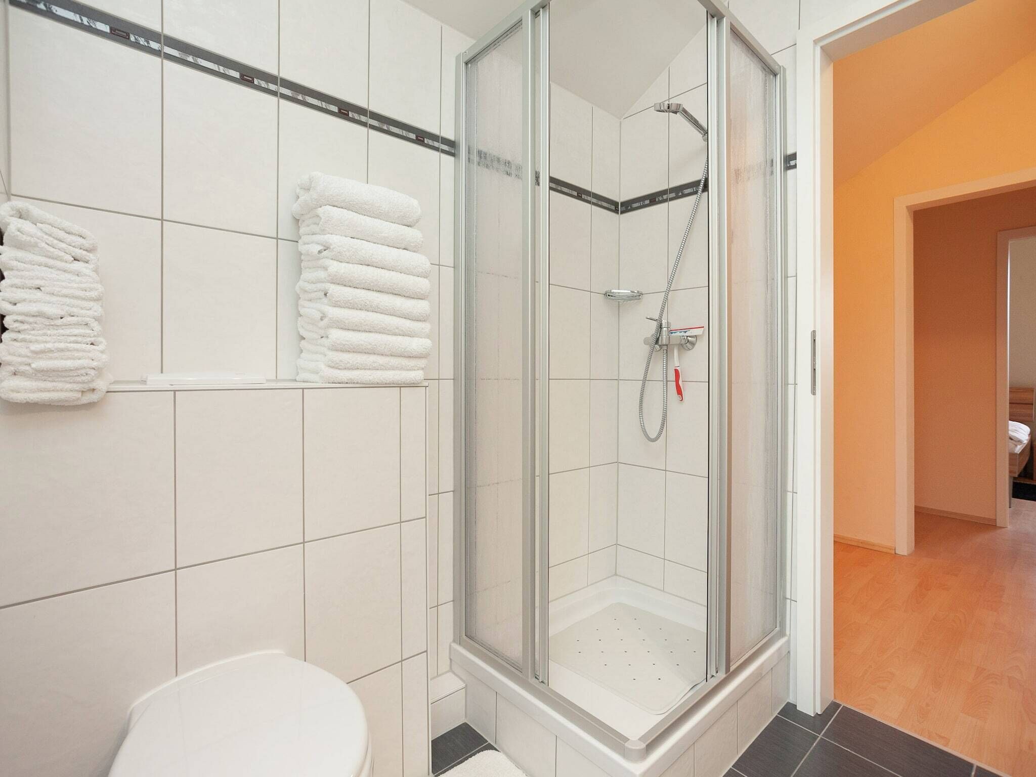 Dusche, Handtücher