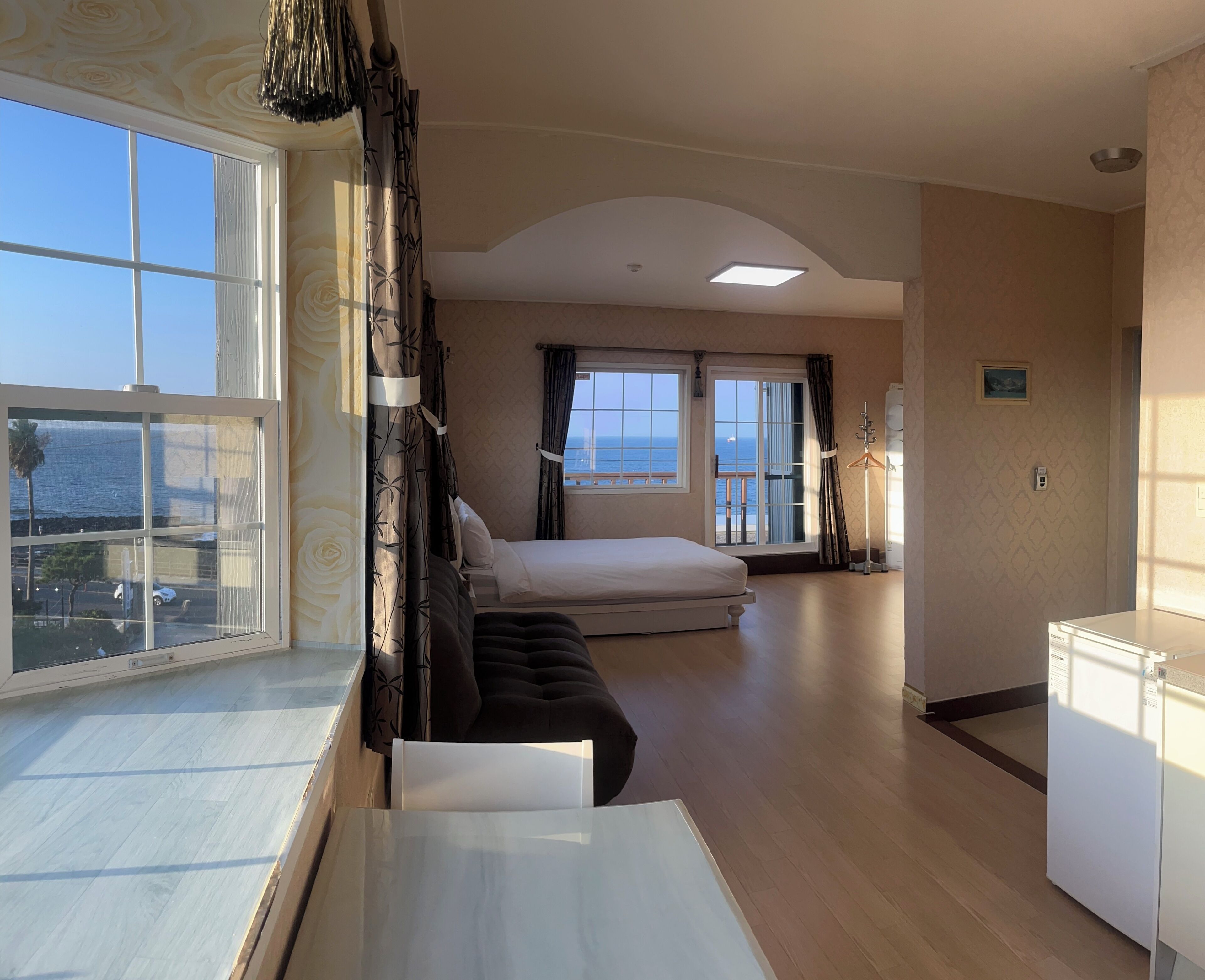 royal room | living area | tv, heated floors