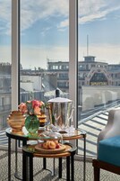 The Rooftop  | Living area | 32-inch LCD TV with satellite channels, TV, tablet