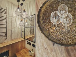 Executive apartman | Fürdőszoba | Zuhanyzó, hajszárító, törölközők és toalettpapír