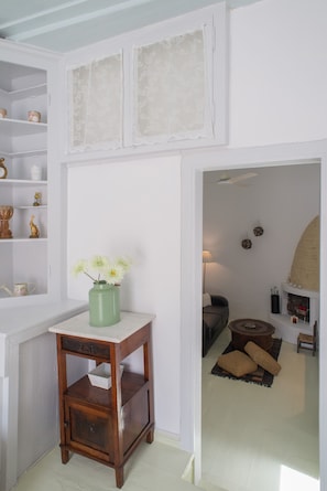 Villa, Private Pool | Living area | Flat-screen TV, DVD player