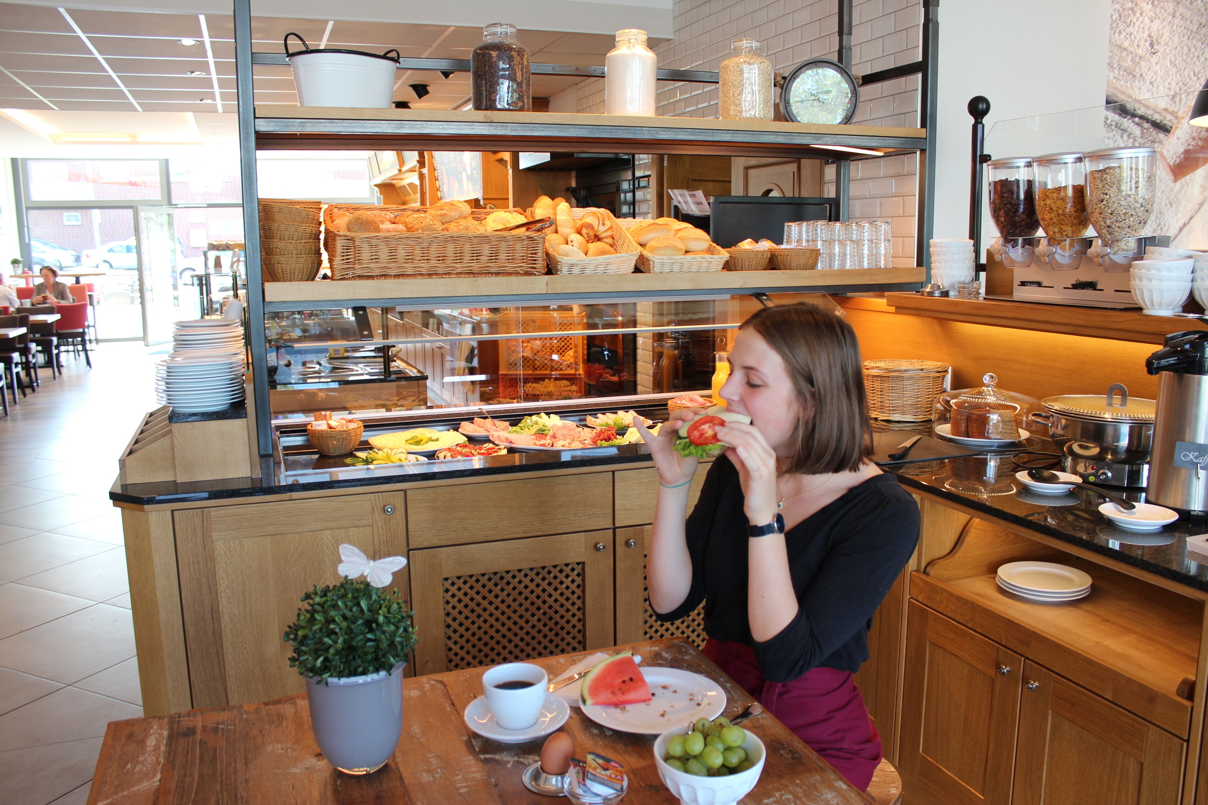 daily buffet breakfast (eur 13.50 per person)