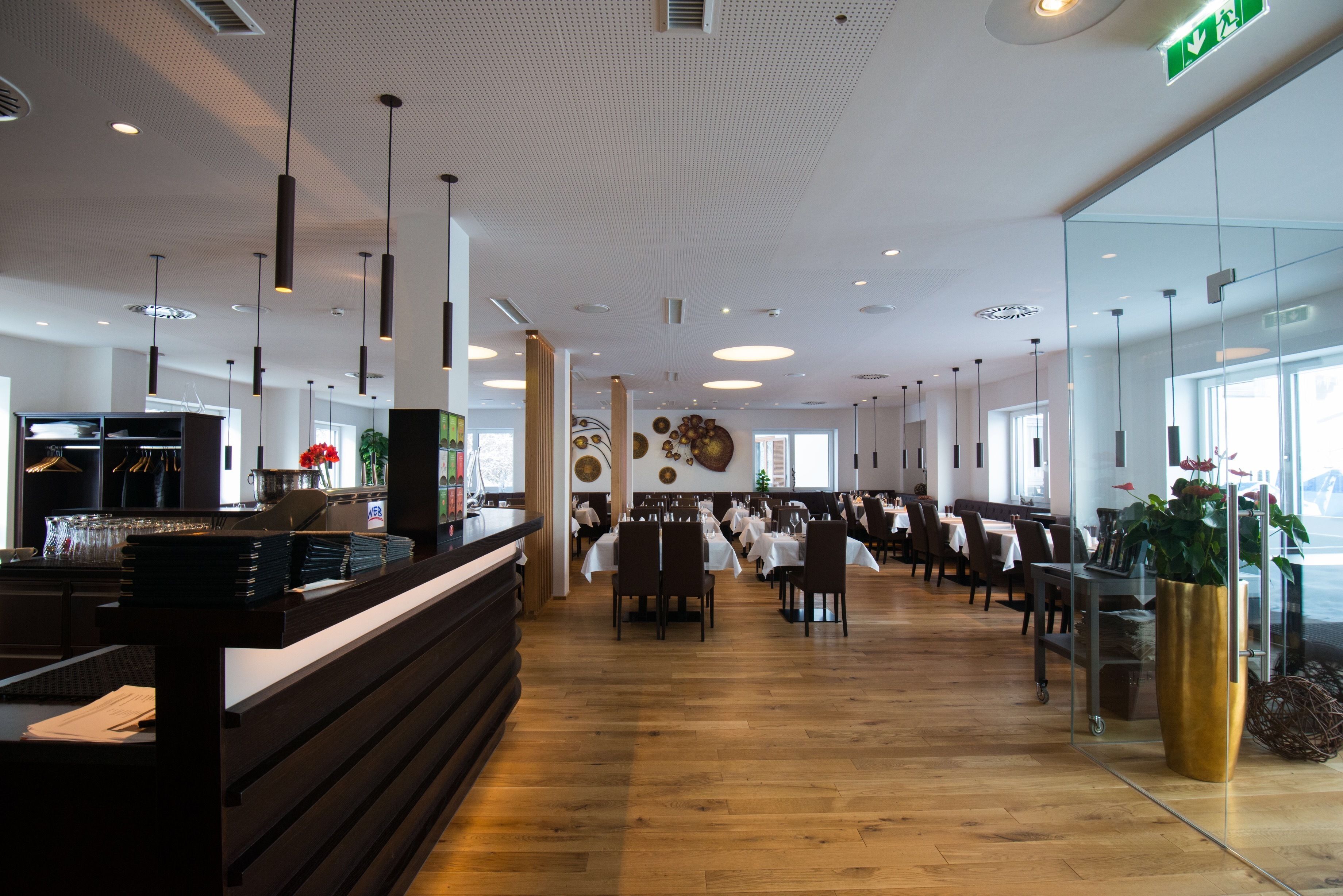 lunch and dinner served, local and international cuisine