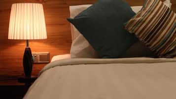 Desk, iron/ironing board, free WiFi, bed sheets