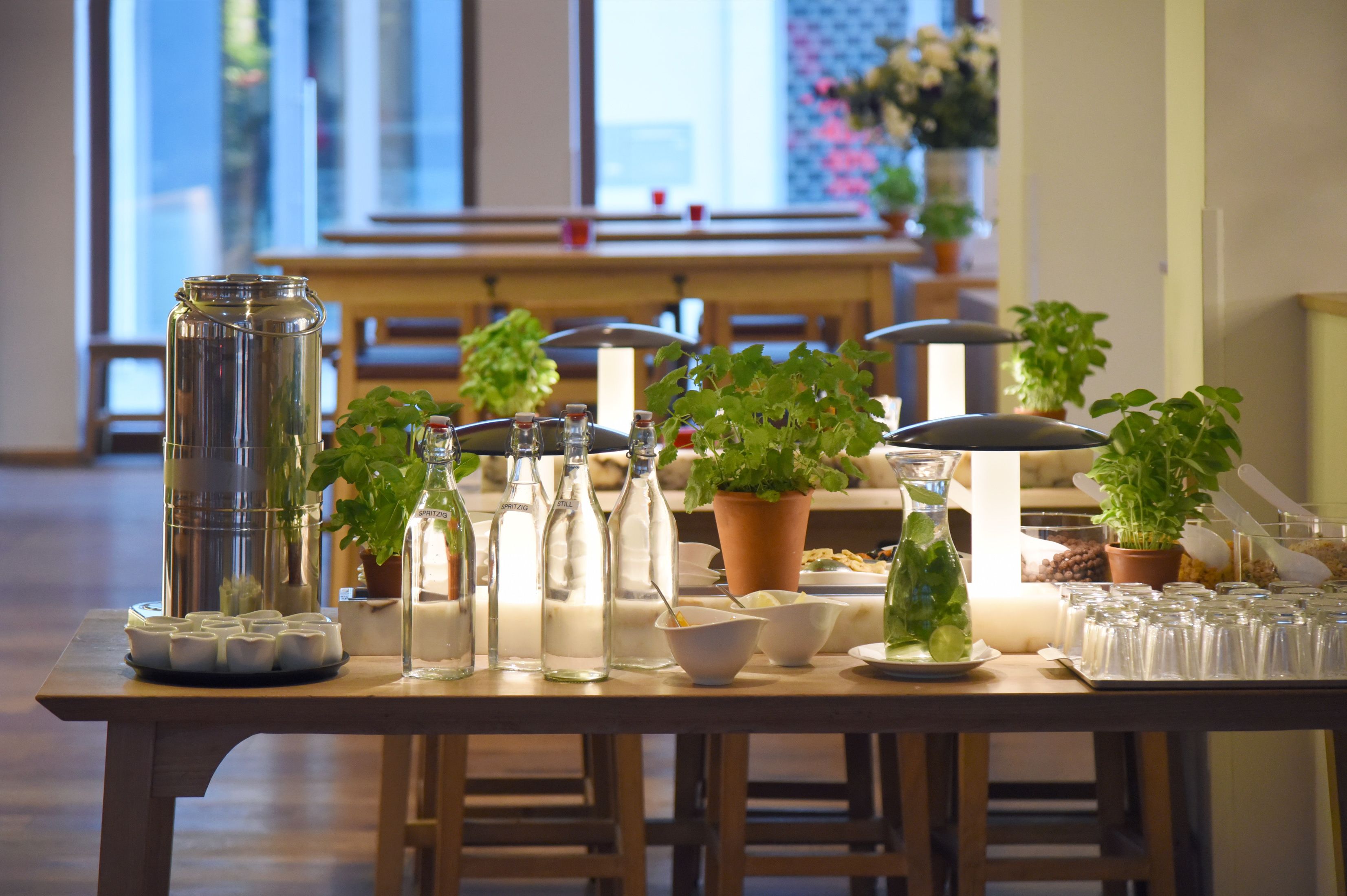 daily buffet breakfast (eur 22 per person)