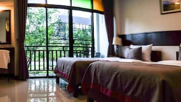 Basic Double or Twin Room, 1 Double or 2 Single Beds | Minibar, individually furnished, desk, blackout curtains