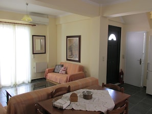 Villa, 2 Bedrooms, Private Pool | Living area | Flat-screen TV - Harmony Villas (Lefkada)