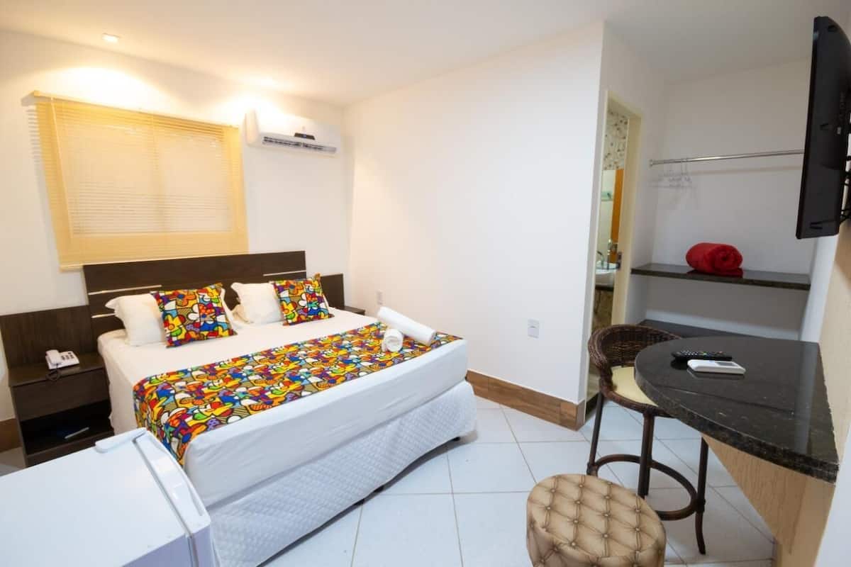 Minibar, blackout drapes, WiFi (free), bed sheets
