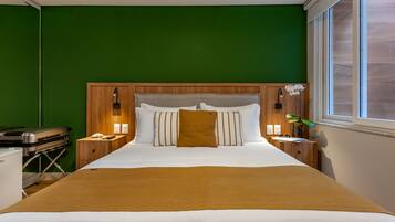 Minibar, coffres-forts dans les chambres, Wi-Fi gratuit, draps fournis