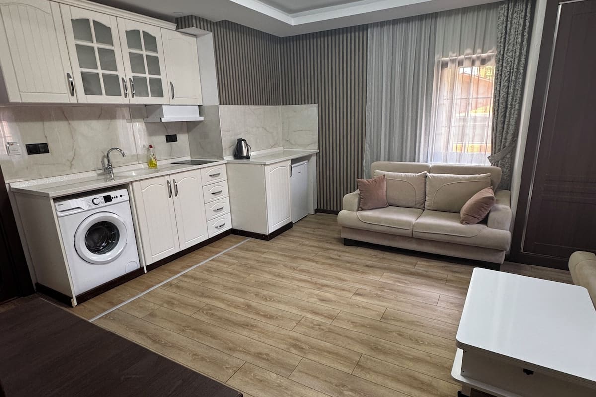 Deluxe suite | 1 slaapkamer, een minibar, een bureau, een laptopwerkplek