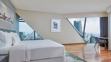 In-room safe, desk, laptop workspace, iron/ironing board