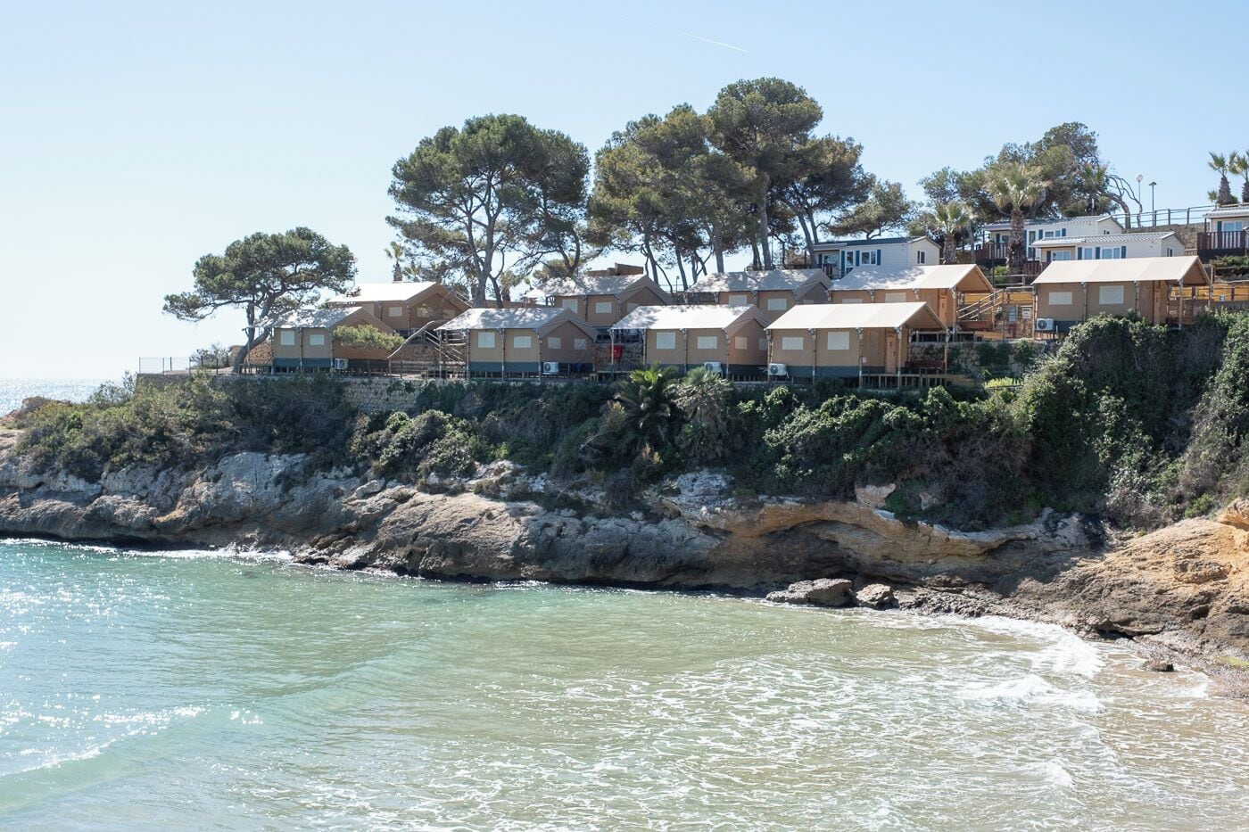 Superior tent, uitzicht op zee | Uitzicht op strand/zee