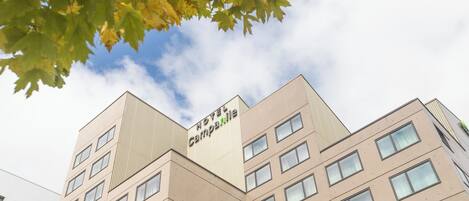 Majoituspaikan julkisivu