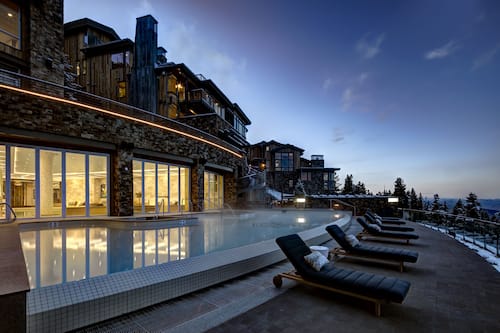 Indoor pool, outdoor pool, open 7:00 AM to 11:00 PM, pool umbrellas
