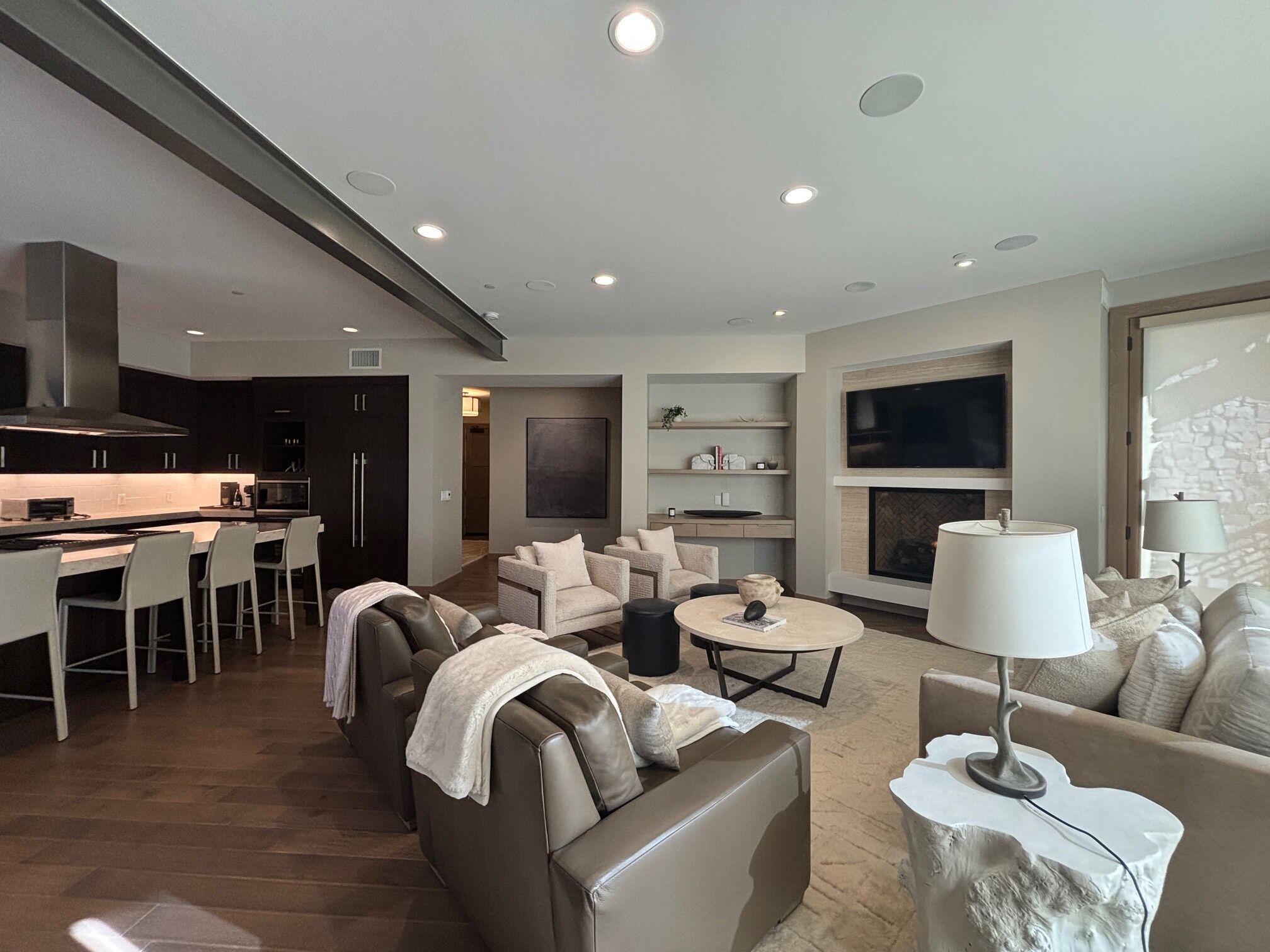 Premium Suite, 2 Bedrooms (Private) | Living area | Flat-screen TV