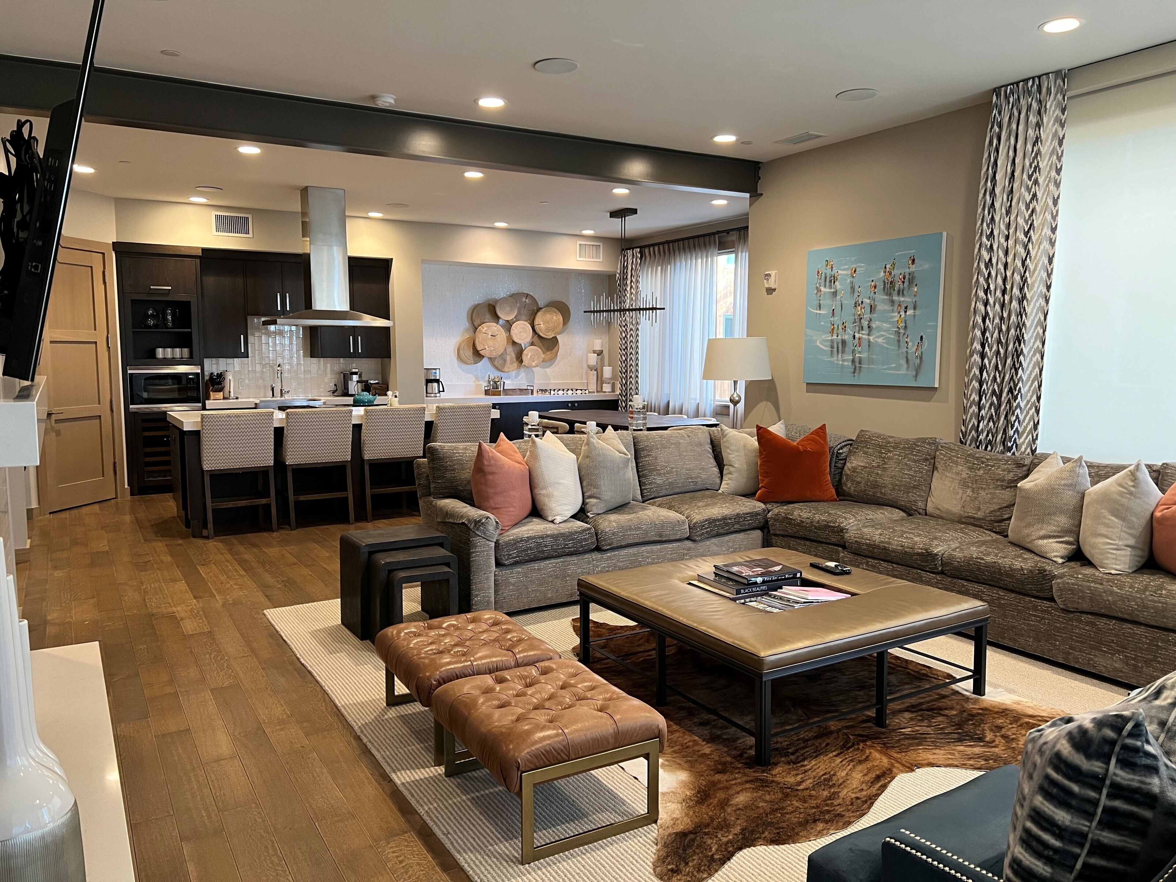 Premier Suite, 3 Bedrooms (with Bunk Bed) | Living area | Flat-screen TV