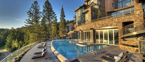 Indoor pool, outdoor pool, open 7:00 AM to 11:00 PM, pool umbrellas