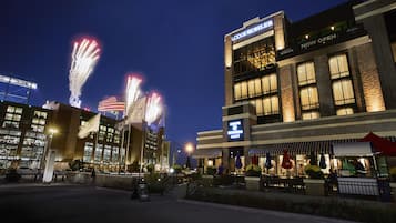 Front of property – evening/night