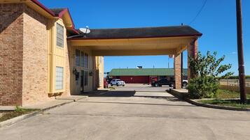 Overnatningsstedets indgangsparti