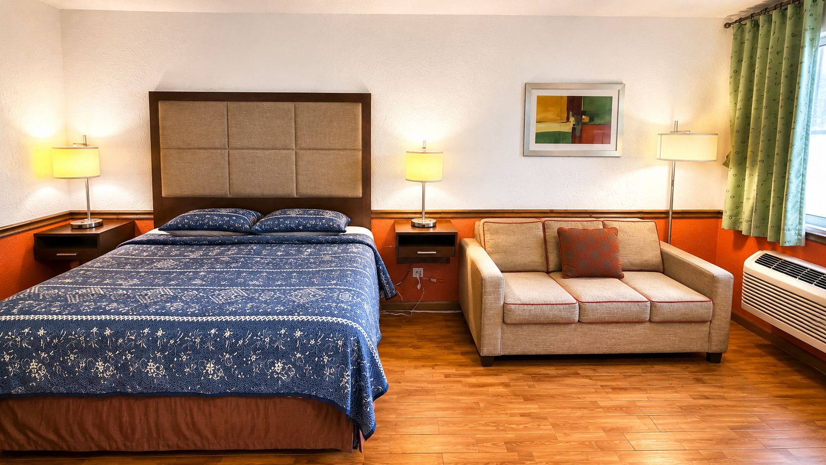 Room, 1 King Bed, Non Smoking | 1 bedroom, bed sheets