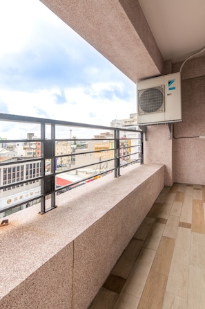 Superior Quadruple Room, Bathtub | View from room