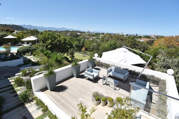 Blick von der Unterkunft