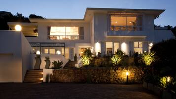 Front of property – evening/night