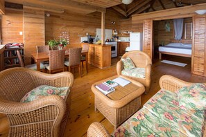 Living area - SeaScape on Heavenly Bay (Castara)