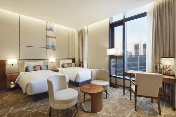Urban, Suite estudio, 2 camas individuales, para no fumadores | 1 habitación, ropa de cama de alta calidad y edredón 