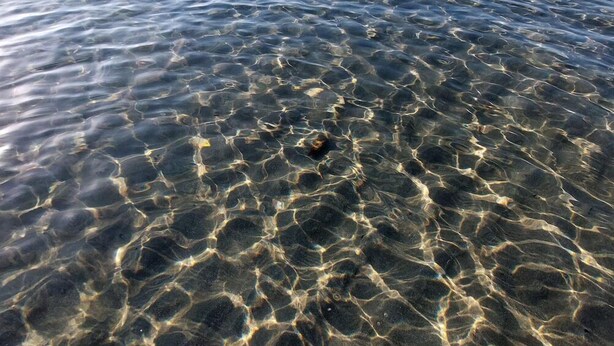 A clear view of a beach with shallow water revealing the sandy bottom. - Tesy II (LA MANGA)