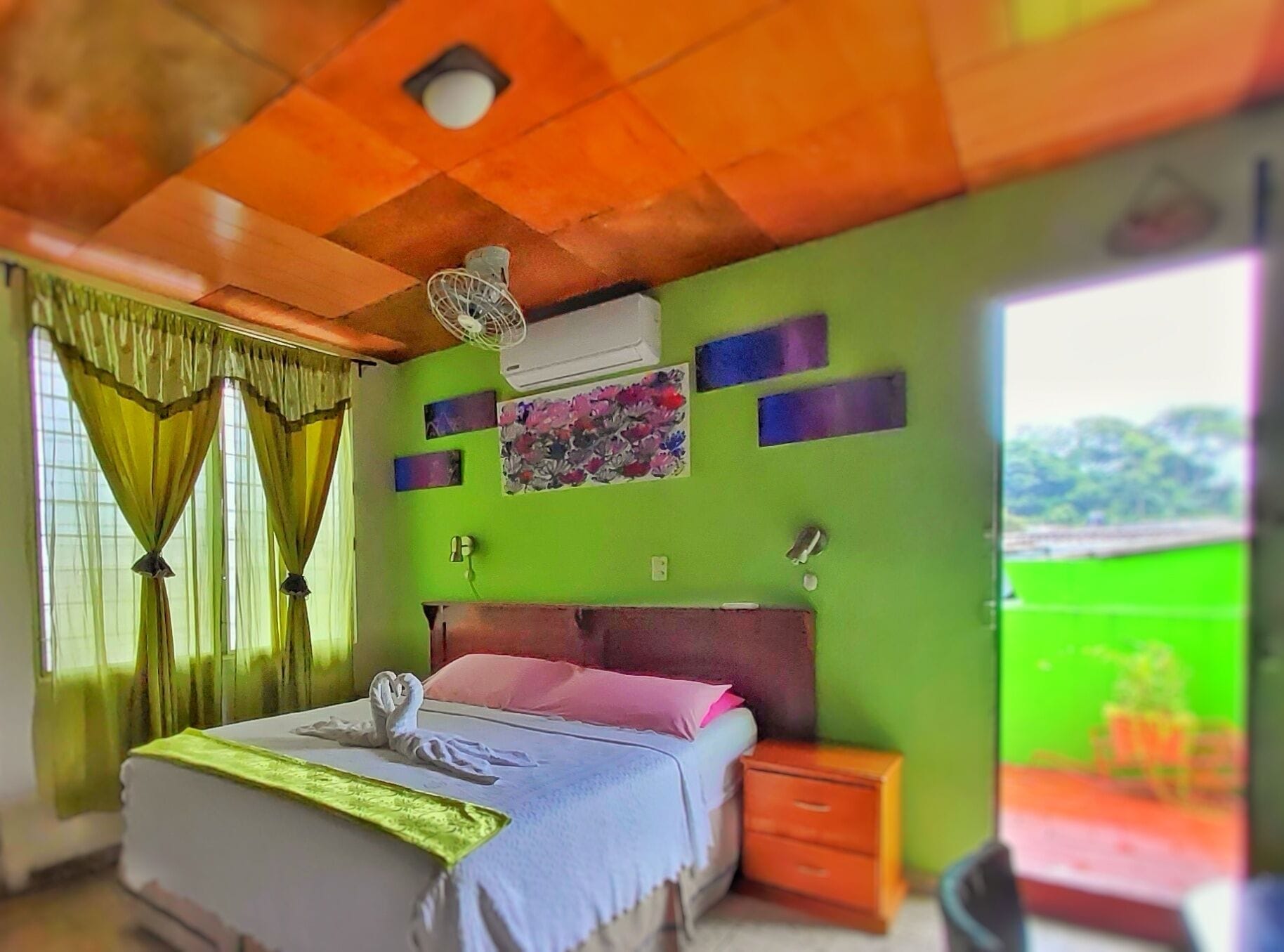 comfort double room, 1 bedroom, terrace, mountain view | 1 bedroom, in-room safe, free wifi, bed sheets