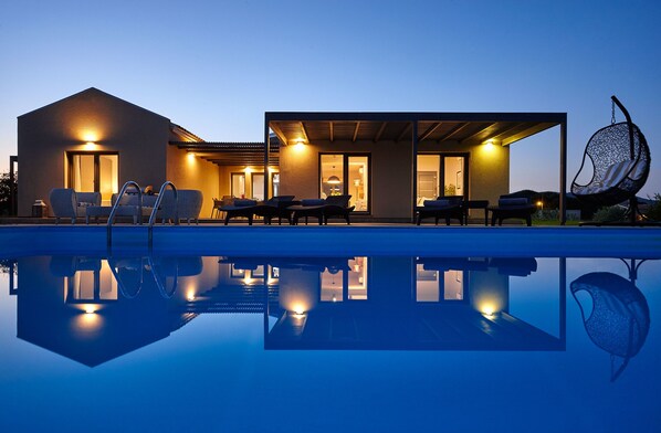 Villa Piano, 3 Bedrooms, Private Pool | View from room