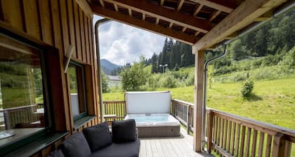 Atractivo chalet con jacuzzi