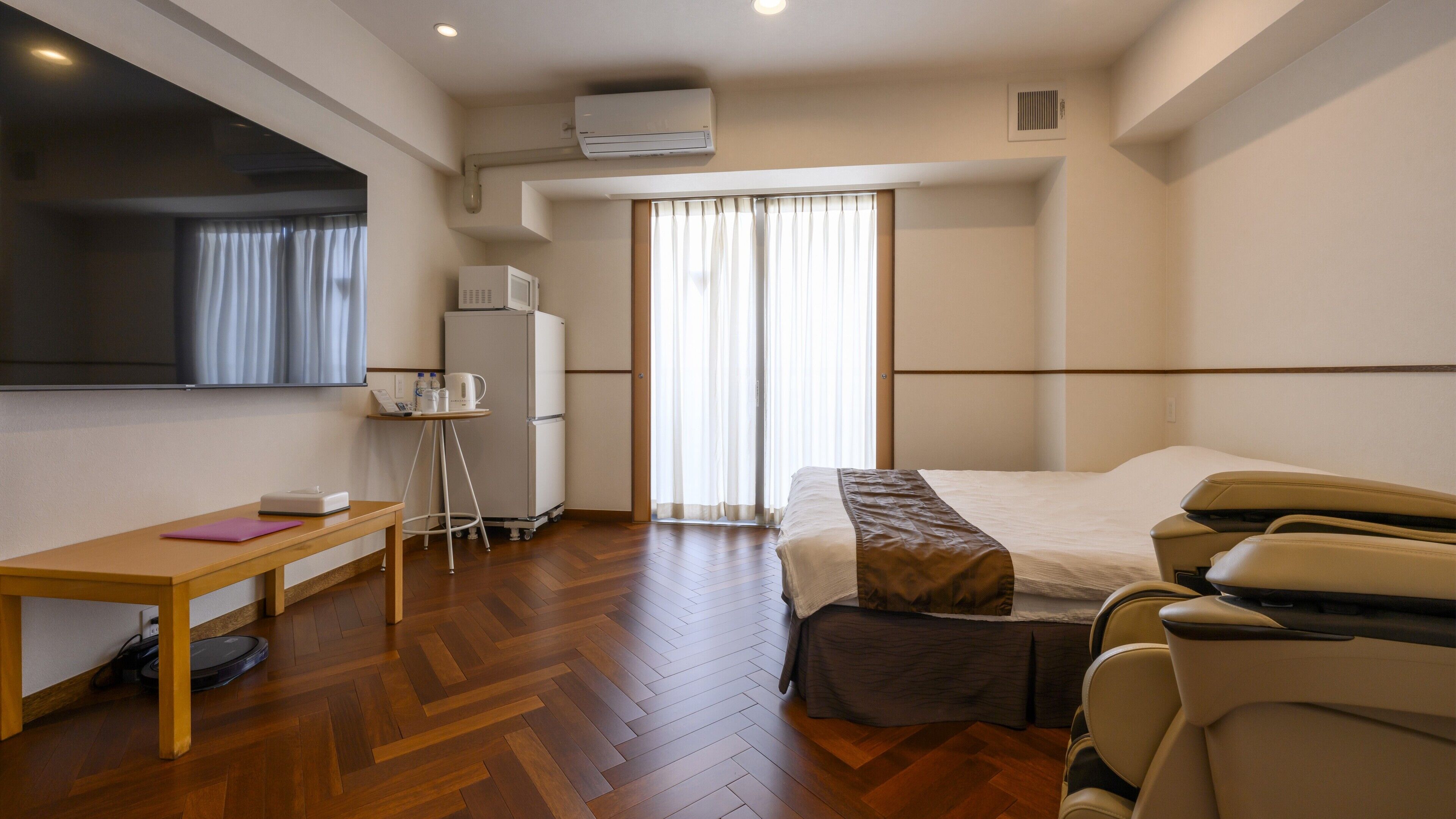 theater double (with sauna and massage chair), non smoking | 1 bedroom, blackout curtains, soundproofing, iron/ironing board