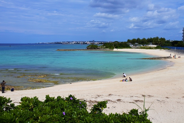 Beach nearby, beach umbrellas