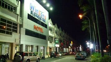 Front of property - evening/night